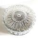 Semi-crystal ceiling lamp design german vintage