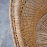 Vintage rattan armchair
