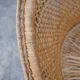 Fauteuil vintage en rotin