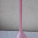 Vase soliflore opaline rose