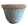 important vintage woven ceramic pot
