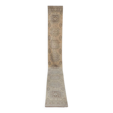 Tapis de couloir turc vintage