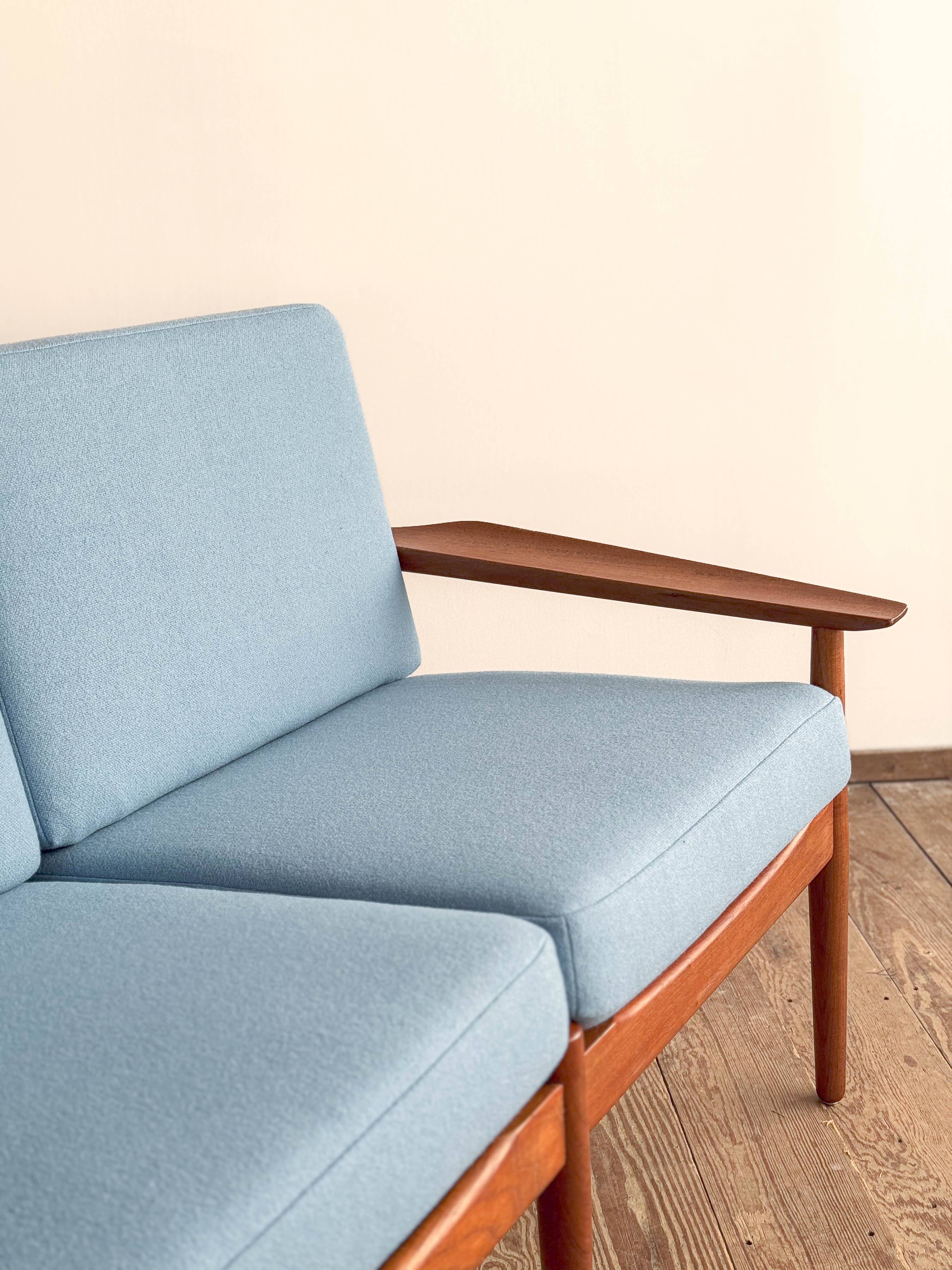 Canapé deux places danois Mid-Century Modern par Glostrup, années 1950