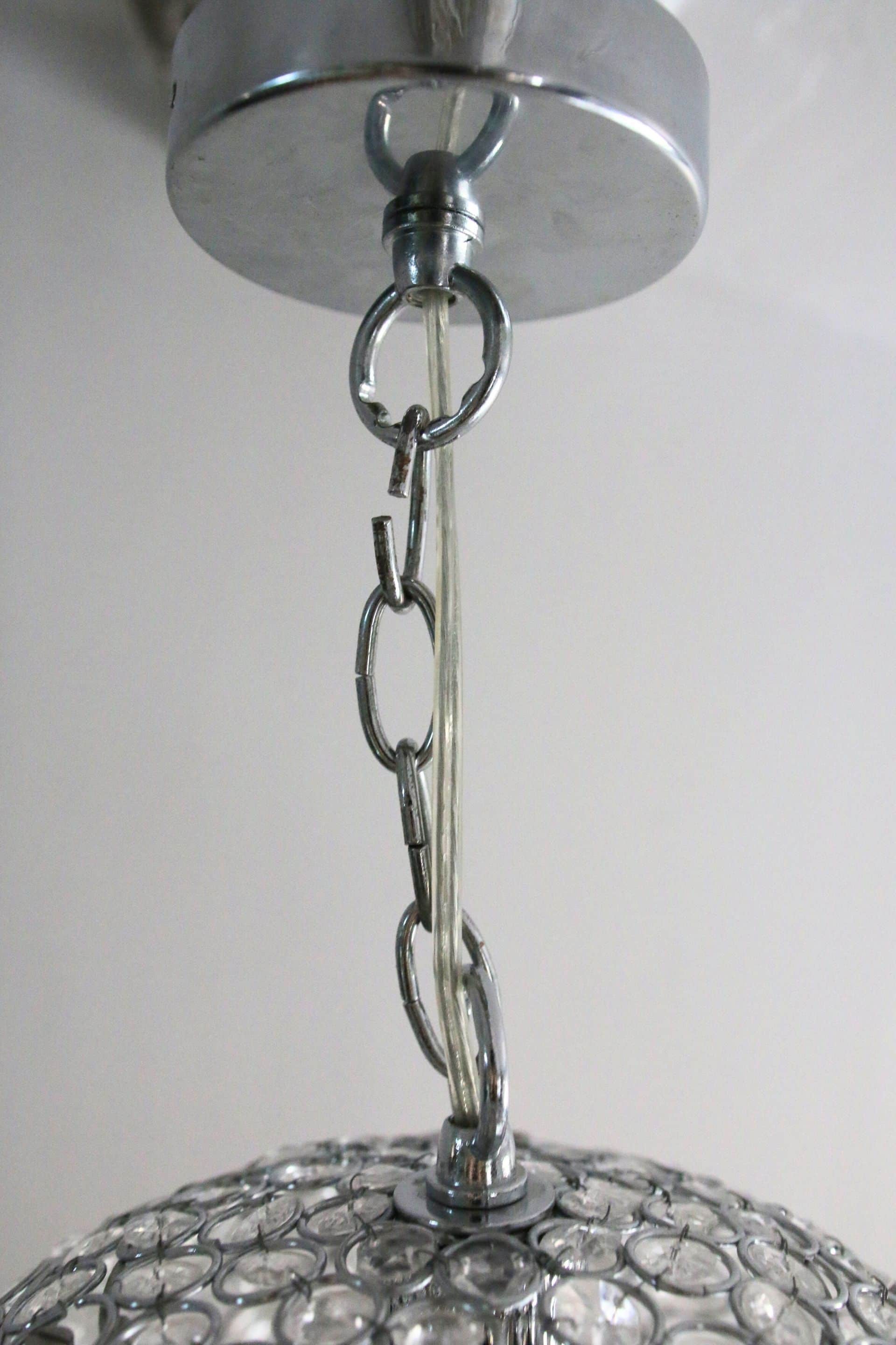Suspension globe with pendants, 1990s