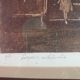 Vintage painting representing Belgrad in May 2012 42cm by 32cm