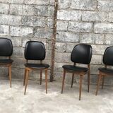 Set of 4 chairs model Pegasus edited by Baumann - 60s