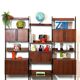 Modular storage cabinet and bookcase. Italy, 60s
