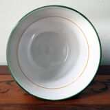 Cache Pot faïence Nevers signé Bernard et Lucet motifs floraux  ø 15,5 cm