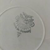 Set of three dessert plates Villeroy & Boch Mettlach powder pink