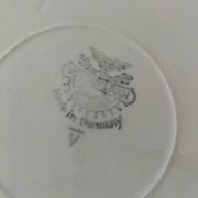 Set of three dessert plates Villeroy & Boch Mettlach powder pink