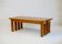 Pair of brutalist benches. Wood. France. Circa 1960.