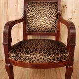 Fauteuil époque empire en acajou