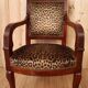 Fauteuil époque empire en acajou