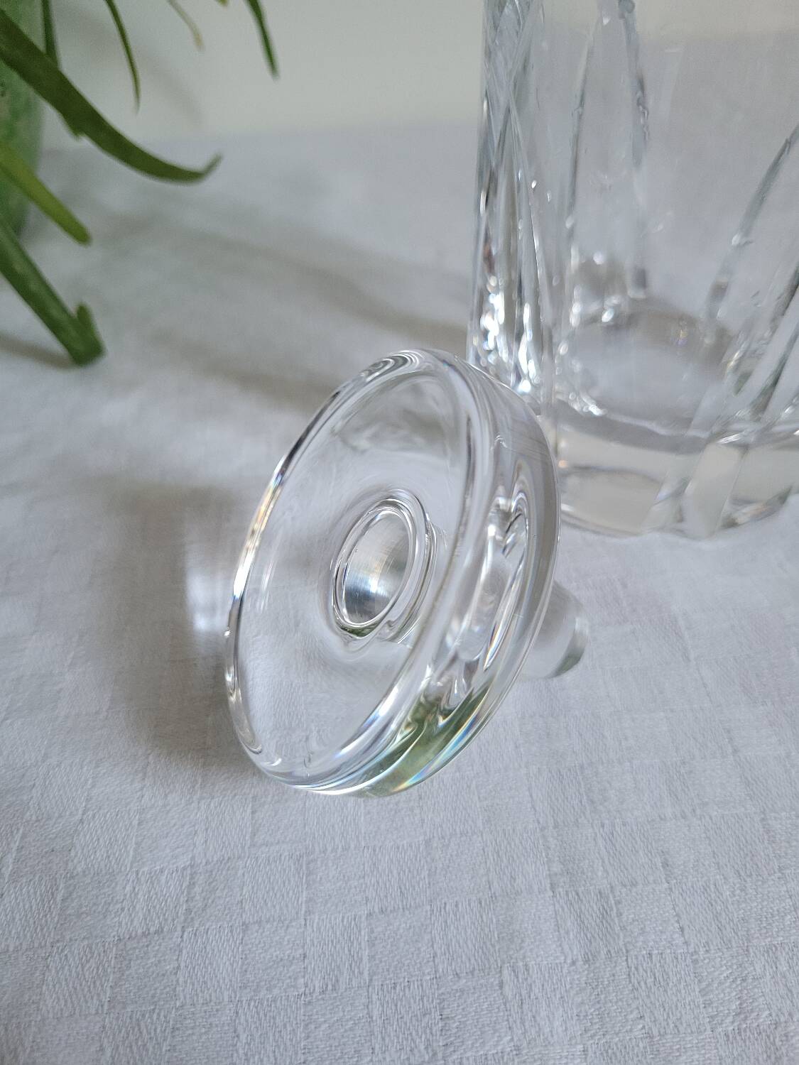 Crystal whisky carafe from Sèvres