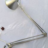 LARGE lamp type "architect" brushed metal and chrome