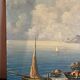 Old painting, Marine, the Riviera , signed 50/60