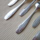 Set of 6 teaspoons in silver metal Vintage Goldsmith Apollo
