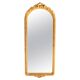 Miroir décoratif doré en bois, Italie, années 1960