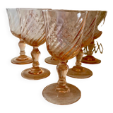 Set of 6 Rosaline liqueur glasses