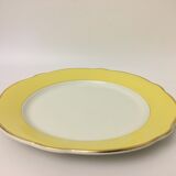 Round serving dish "K&G Lunéville Badonviller" Daffodil model