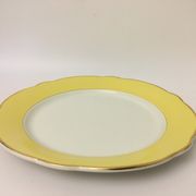 Round serving dish "K&G Lunéville Badonviller" Daffodil model