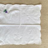 10 serviette de table 'les  vendanges"  fils de coton  - 44x42 cm