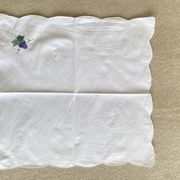 10 serviette de table 'les  vendanges"  fils de coton  - 44x42 cm
