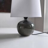 Table lamp in glazed stoneware