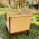 Art Deco club armchair in solid wood, early 20th century
