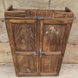 Ancien cabinet Art déco en teck birman