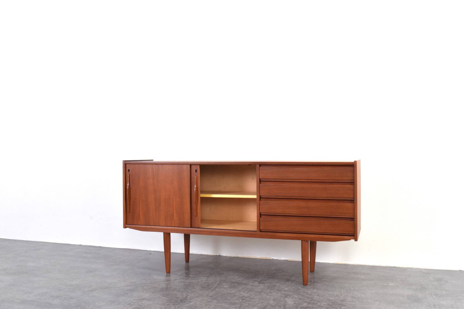 Mid-Century Danish Teak Sideboard, 1960s.