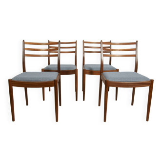 Set de 4 chaises de salle à manger en teck par Victor Wilkins pour g-plan, 1960