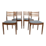 Set de 4 chaises de salle à manger en teck par Victor Wilkins pour g-plan, 1960