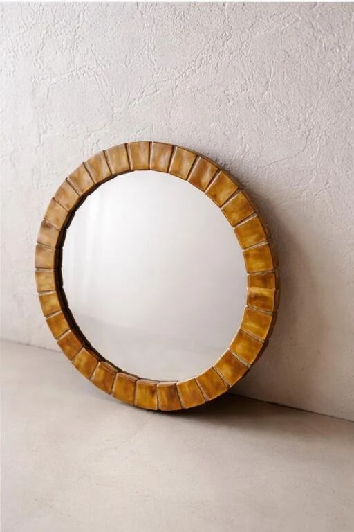 Miroir en céramique Mobach Utrecht années 1960