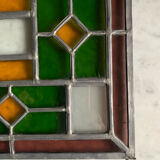 Old stained glass window