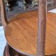 Round walnut gueridon with two tiers – Louis XV style – Perfect condition