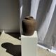 Borneo vase in beige terracotta H35 D23