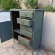 Armoire ancienne Green Smoke – Toile de Jouy .