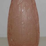 Orange art deco vase 30s