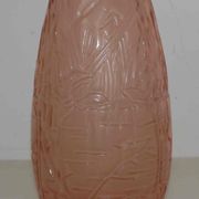 Orange art deco vase 30s