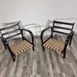 Armchairs by K. Kozelka & A. Kropacek, Set of 2, 1950s, Set of 2