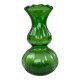 Vase vintage vert bouteille 