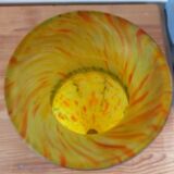 Art Nouveau Legras vase in yellow jasper