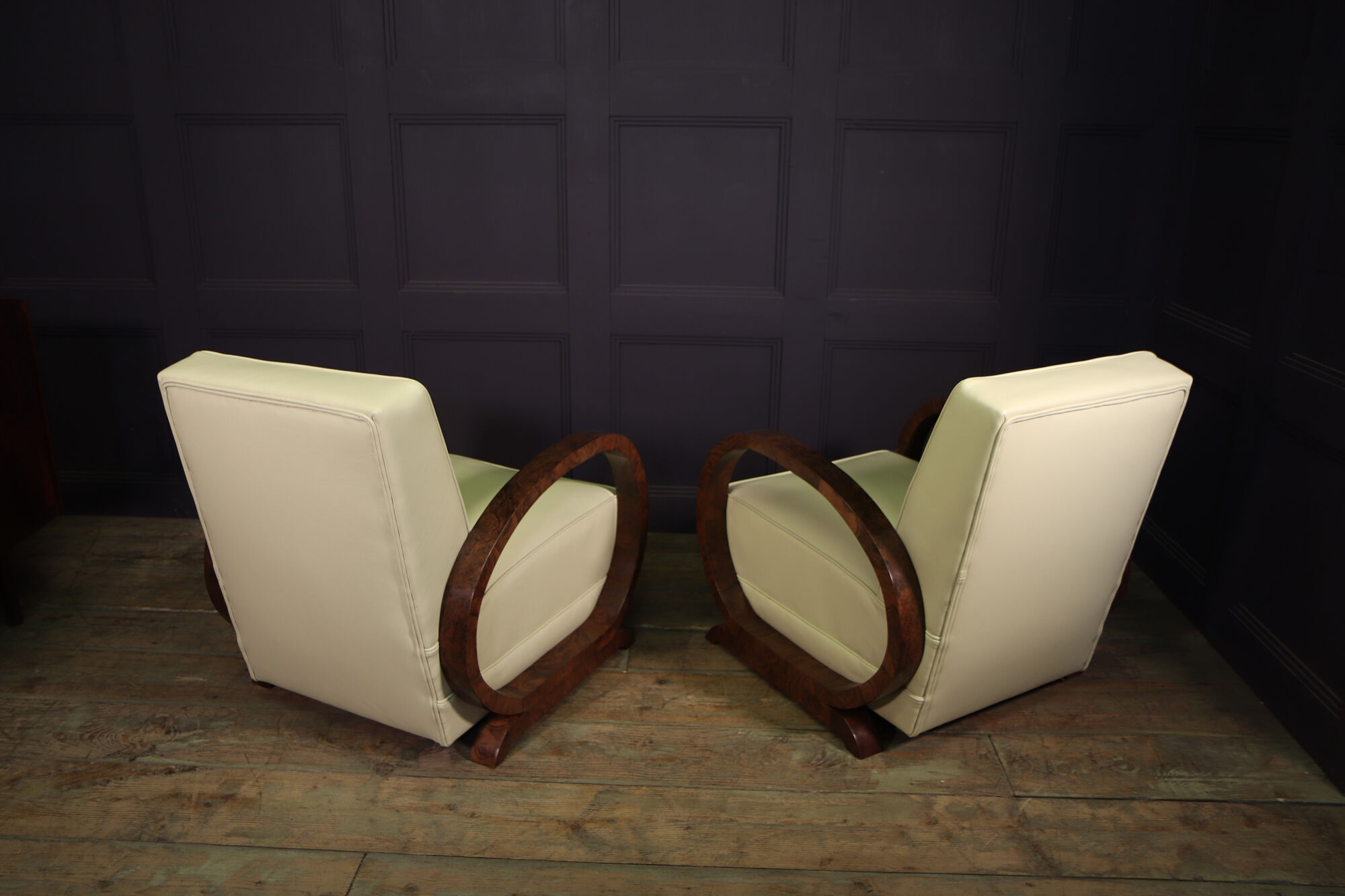 Pair of Art Deco armchairs