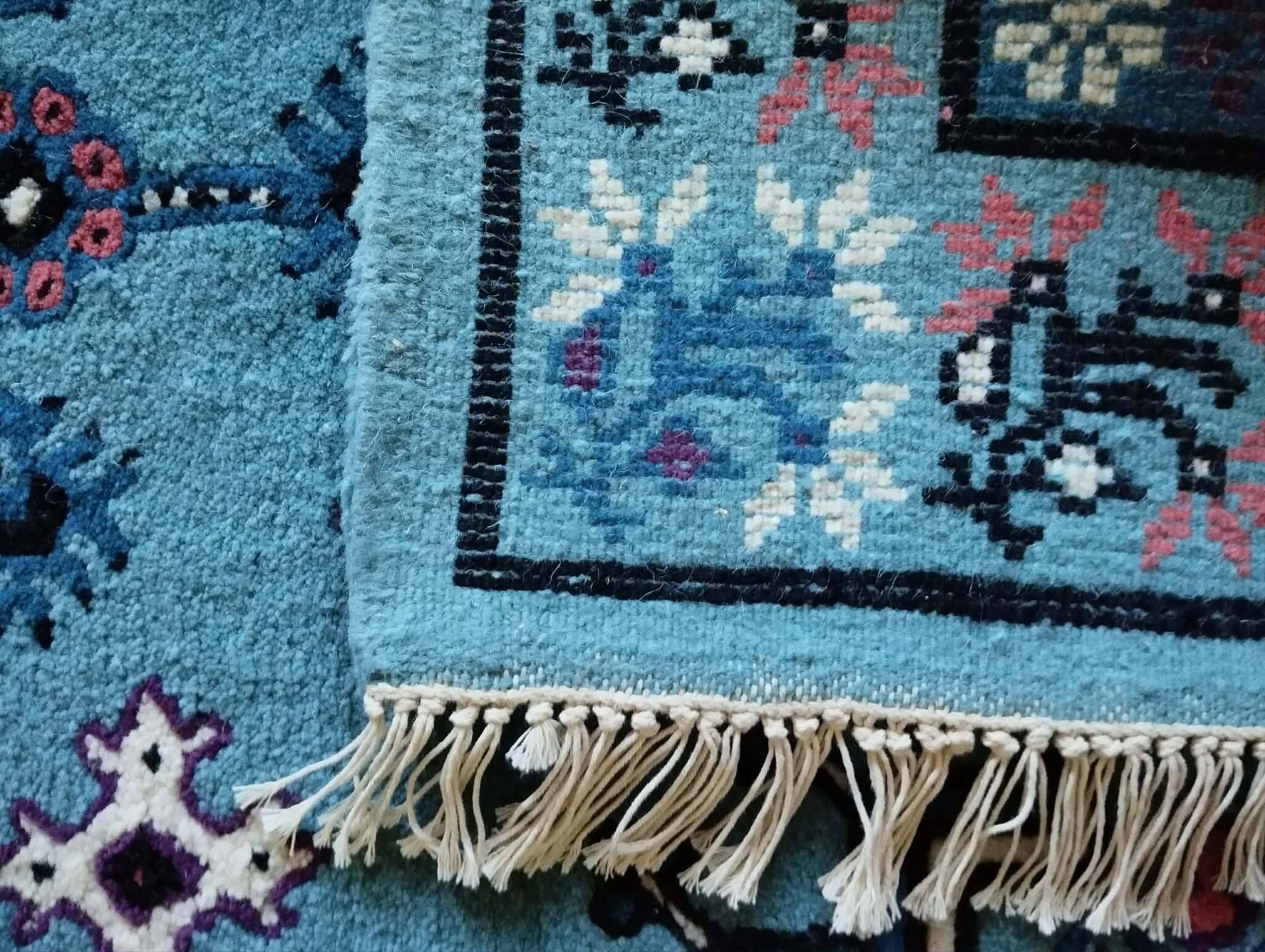 Handmade Kairouan Berber rug 188x103cm