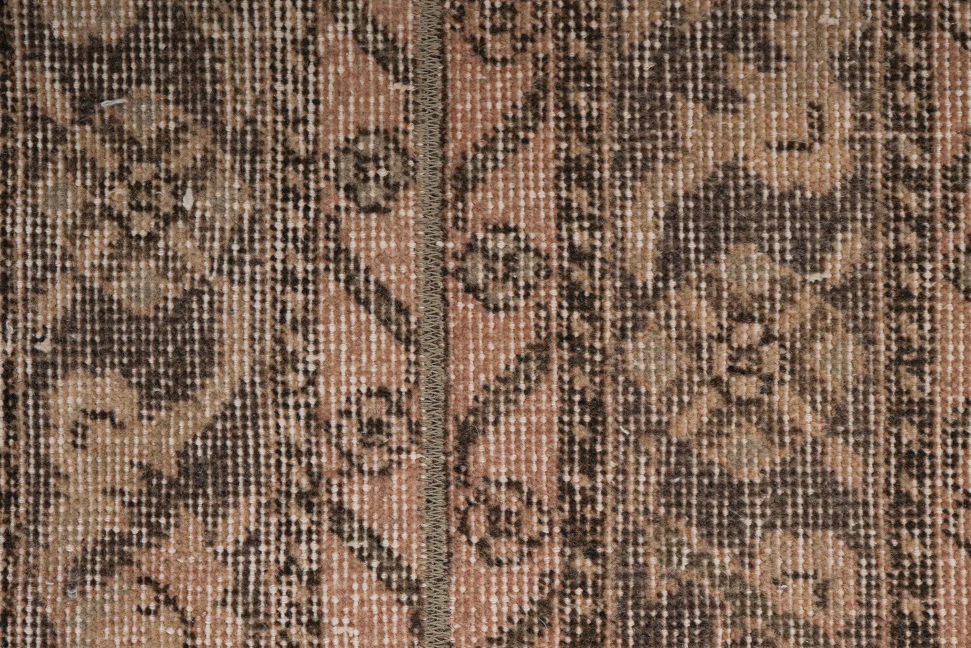 Vintage Turkish hallway rug 40x711 cm