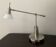 Articulated design lamp in brushed aluminum