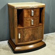 Chevet en Ronce de Noyer, Art Déco – 1930