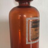 Old pharmacy jar bottle in blown glass 26 cm