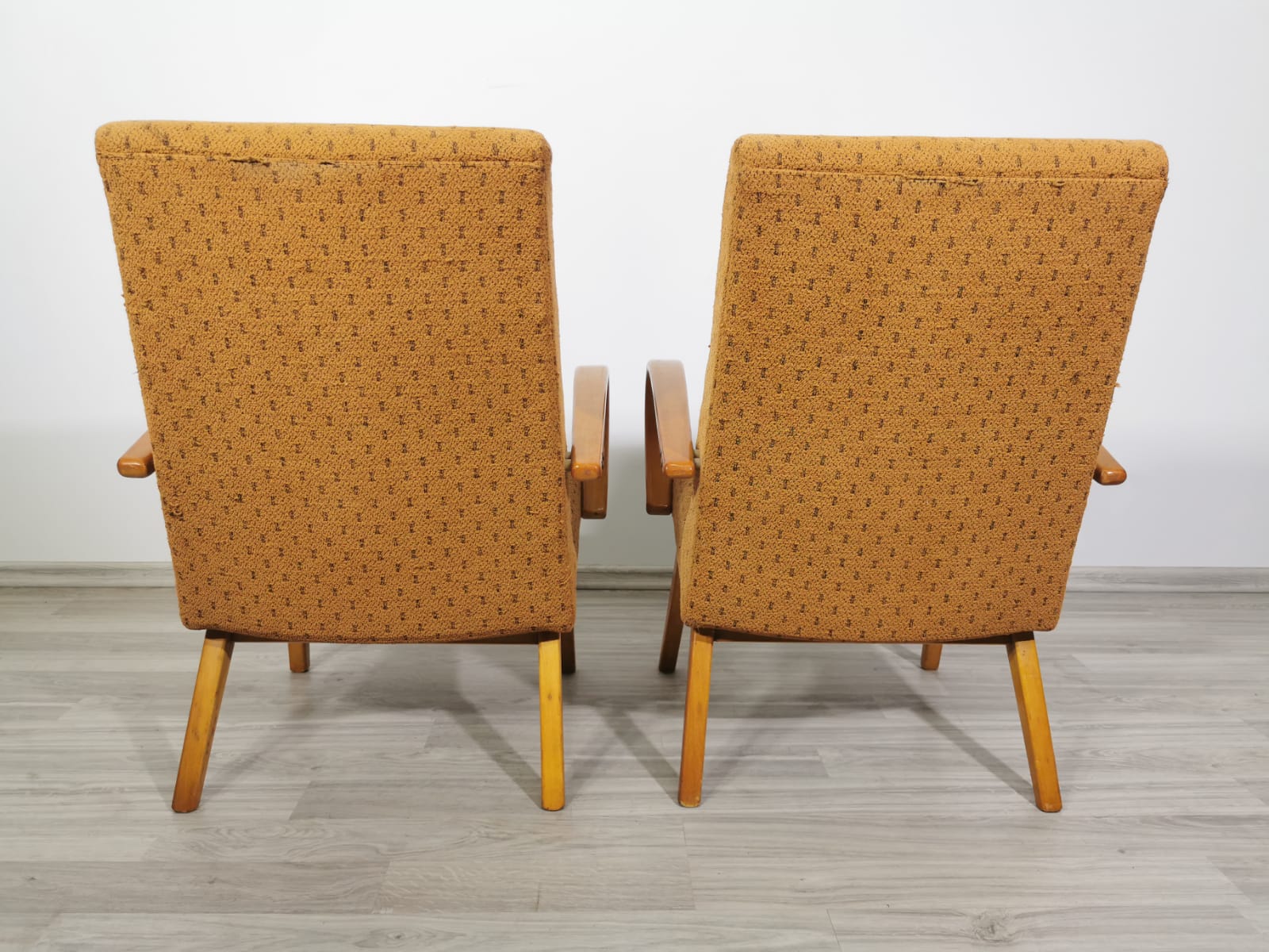 Vintage Armchairs by Jaroslav Smidek, 1960s, Set of 2